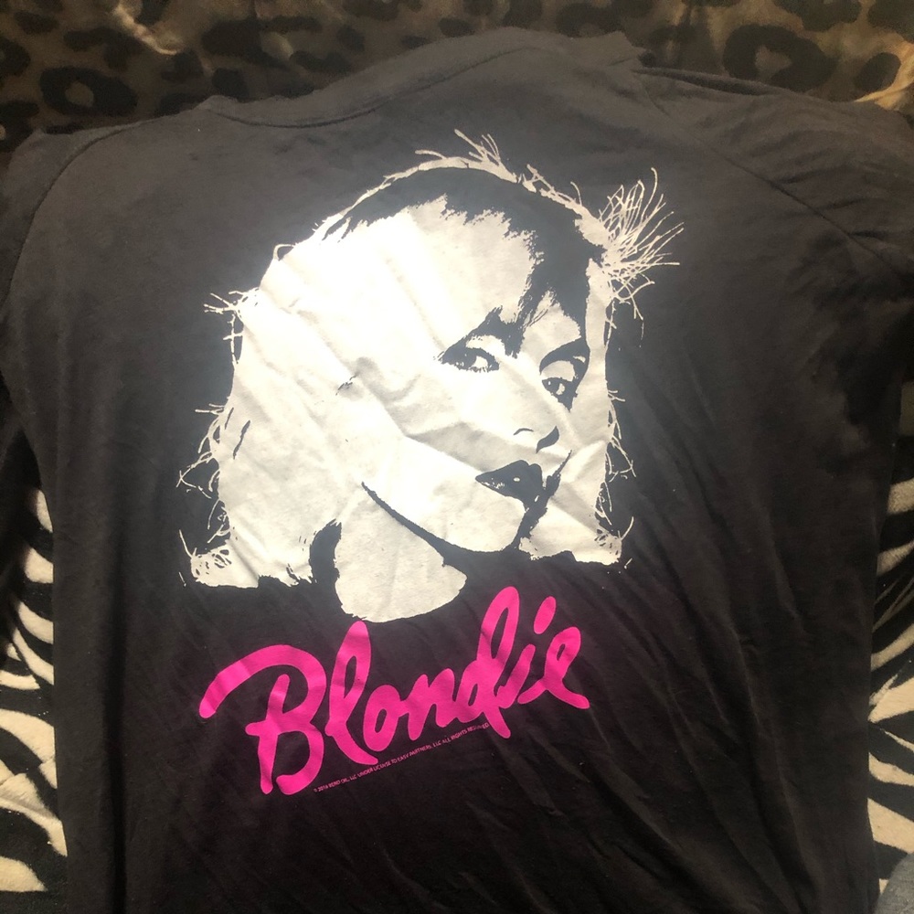 Blonde Cut-Out Shoulder Long Sleeve Shirt